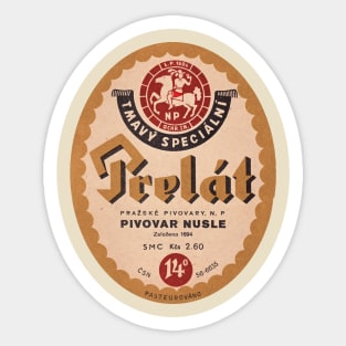 Prelát Pivovar Nusle Sticker